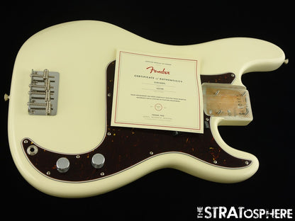 Fender AV II American Vintage 1960 Precision P BASS LOADED BODY Olympic White.