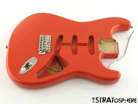 Fender Custom Shop 58 C/R Strat TCP BODY & HARDWARE Aged Fiesta Red