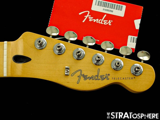 Fender Player II Series Telecaster Tele NECK &nd TUNERS - Rolled Edge, MN, Maple