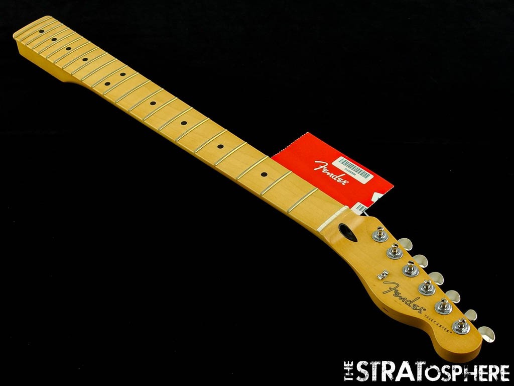 Fender Player II Series Telecaster Tele NECK &nd TUNERS - Rolled Edge, MN, Maple