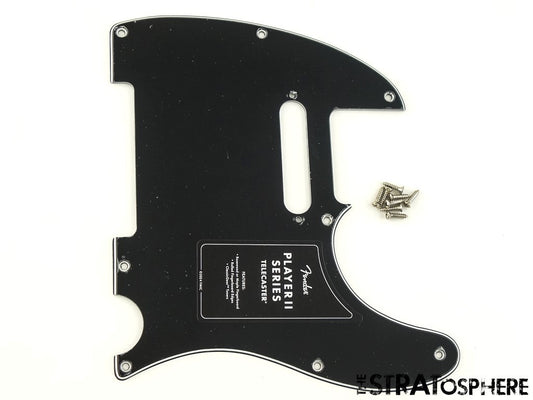Fender Player II Telecaster Tele, Series, PICKGUARD Plyr II 3, Ply Black.