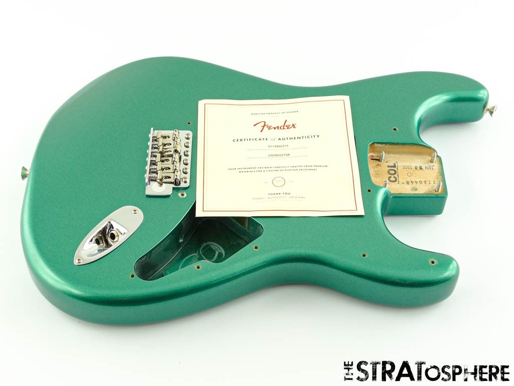 Fender American Professional Classic Strat BODY +HARDWARE Faded Sherwood Green