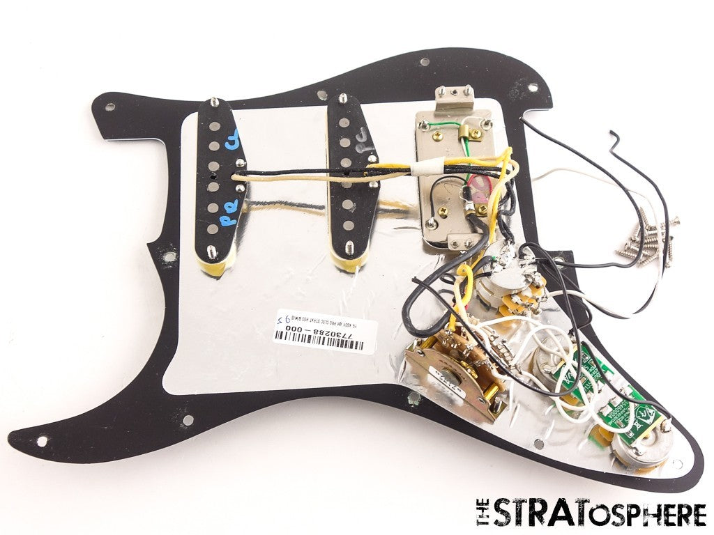 Fender American Professional Classic Strat HSS LOADED PICKGUARD, BLK Black