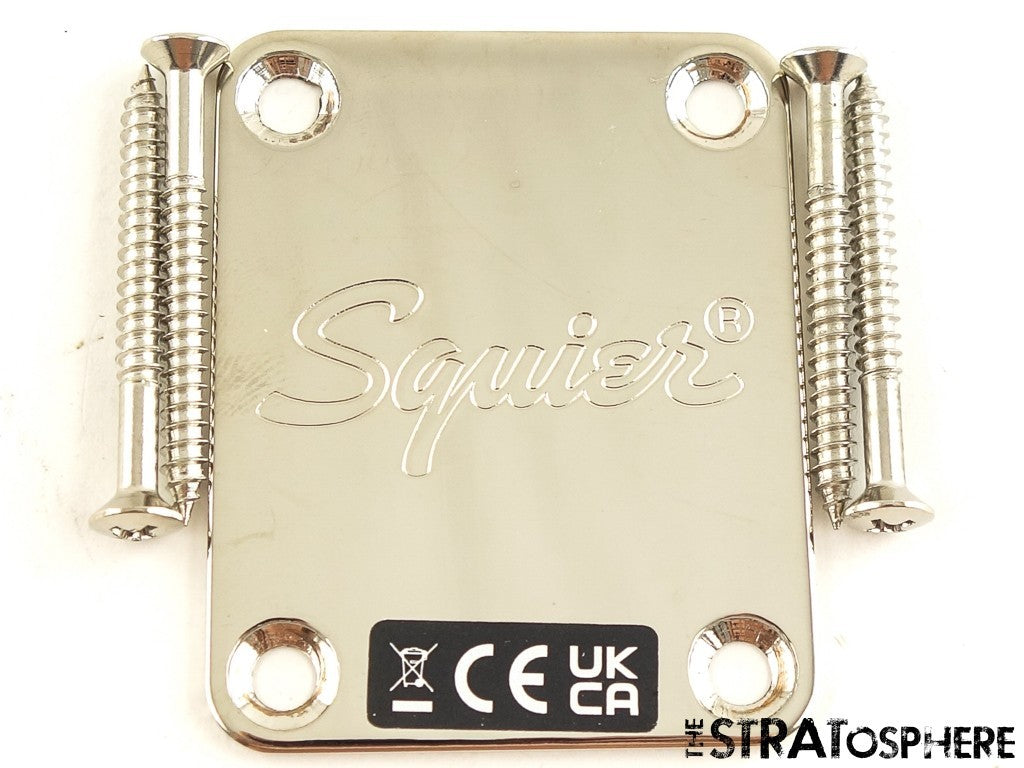 Fender Squier Classic Vibe 60s Strat NECK PLATE Guitar Nickel, Stratocaster