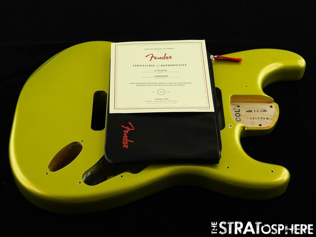 Fender American Ultra II Stratocaster Strat BODY, USA Alder Solar Flare