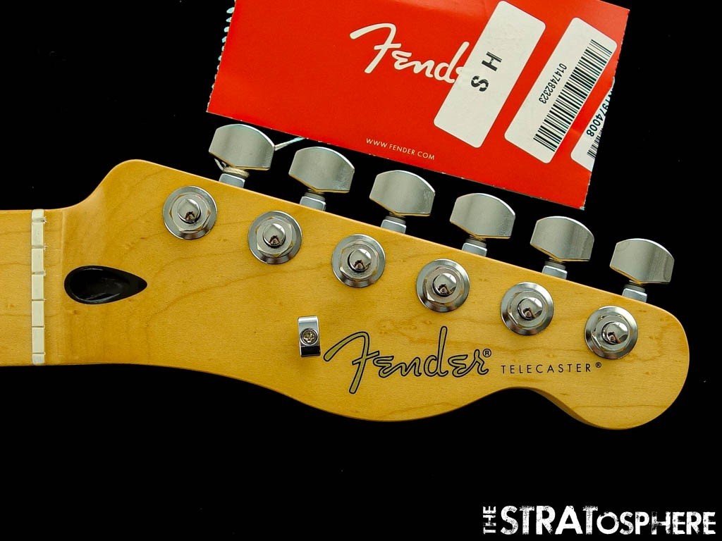 Fender Player II Modified Tele NECK + LOCKING TUNERS, Rolled Edges ''C'', Maple