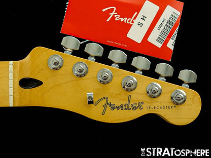 Fender Player II Modified Tele NECK + LOCKING TUNERS, Rolled Edges ''C'', Maple