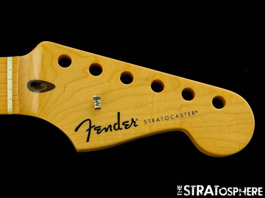 Fender Standard Stratocaster Strat NECK, Modern C Guitar Part, Maple