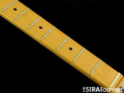 Fender Standard Stratocaster Strat NECK, Modern C Guitar Part, Maple