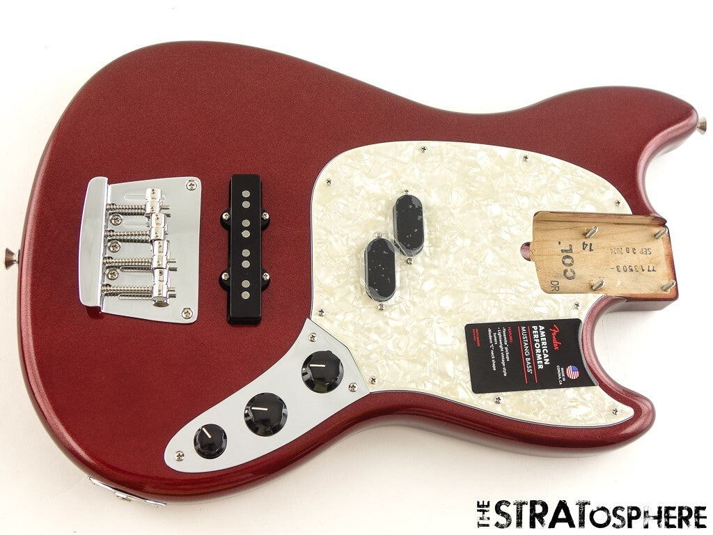Fender American Performer Mustang Bass LOADED BODY USA Part Aubergine