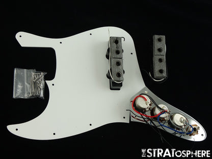 Fender Standard J Jazz Bass LOADED PICKGUARD w/ Pickups White!