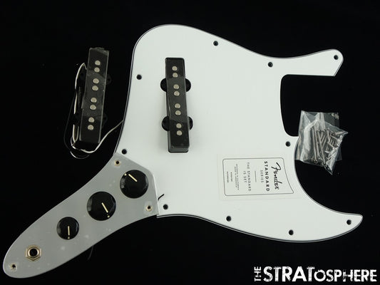 Fender Standard J Jazz Bass LOADED PICKGUARD w/ Pickups White!