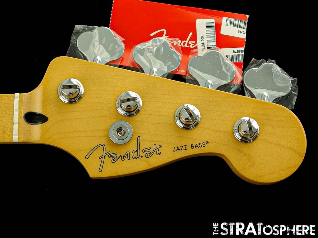 Fender Player II Jazz BASS NECK & TUNERS, Bass Guitar Part, Modern ''C'' Maple