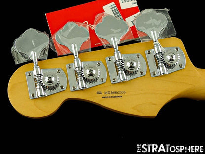 Fender Player II Jazz BASS NECK & TUNERS, Bass Guitar Part, Modern ''C'' Maple
