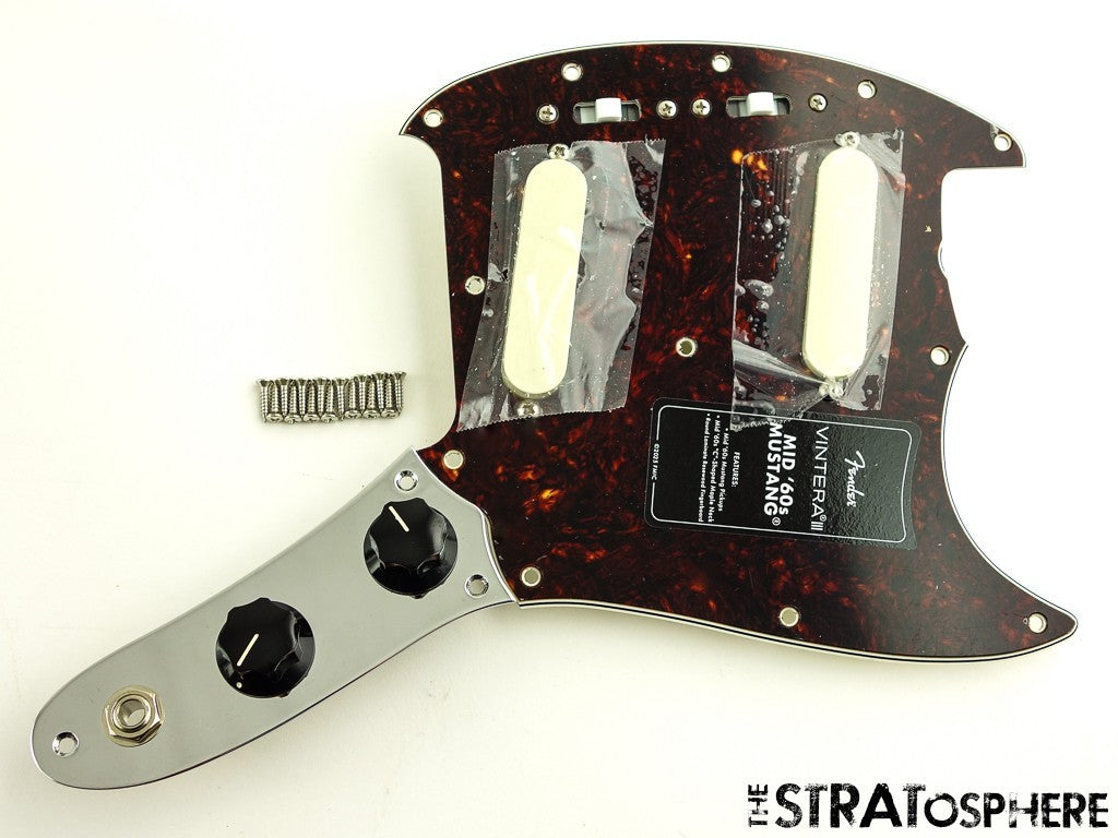 Fender Vintera III Mid 60s Mustang Series LOADED PICKGUARD Tortoise