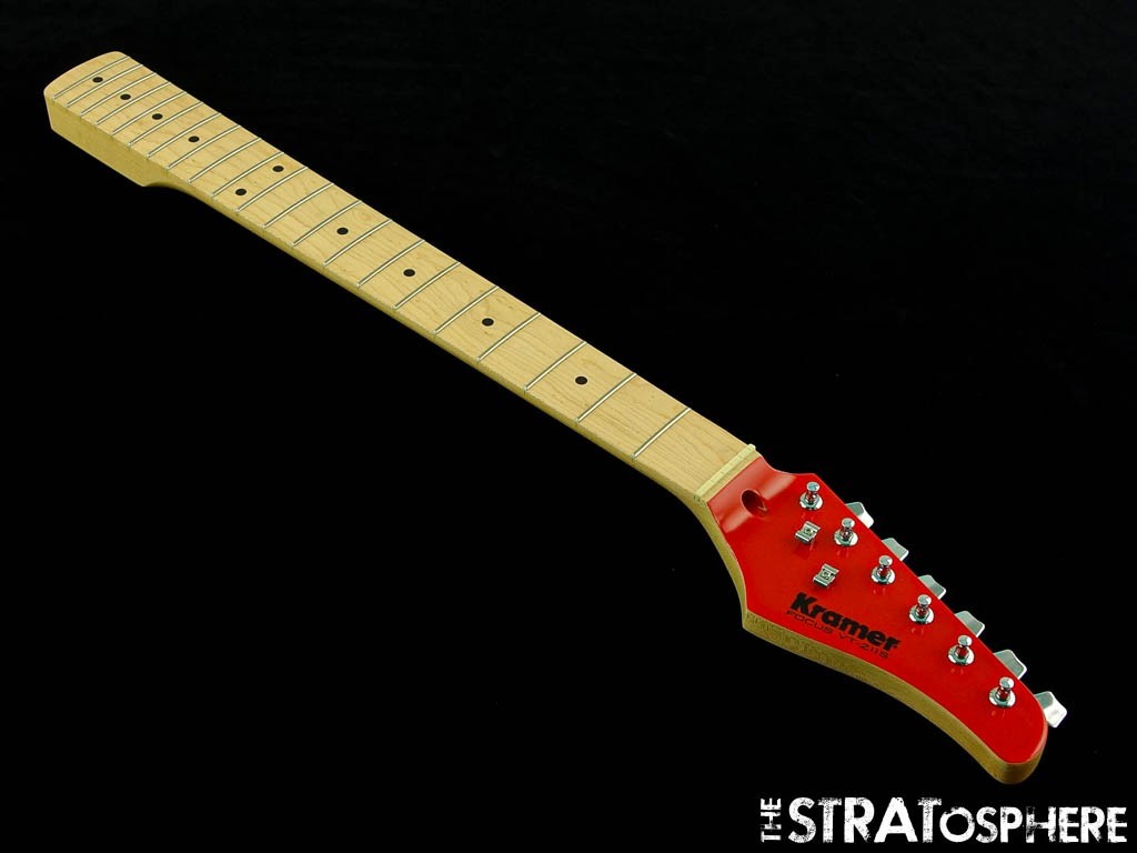Kramer Focus VT-211S NECK + TUNERS, 25.5'' Guitar Slim Profile Painted HS, Maple