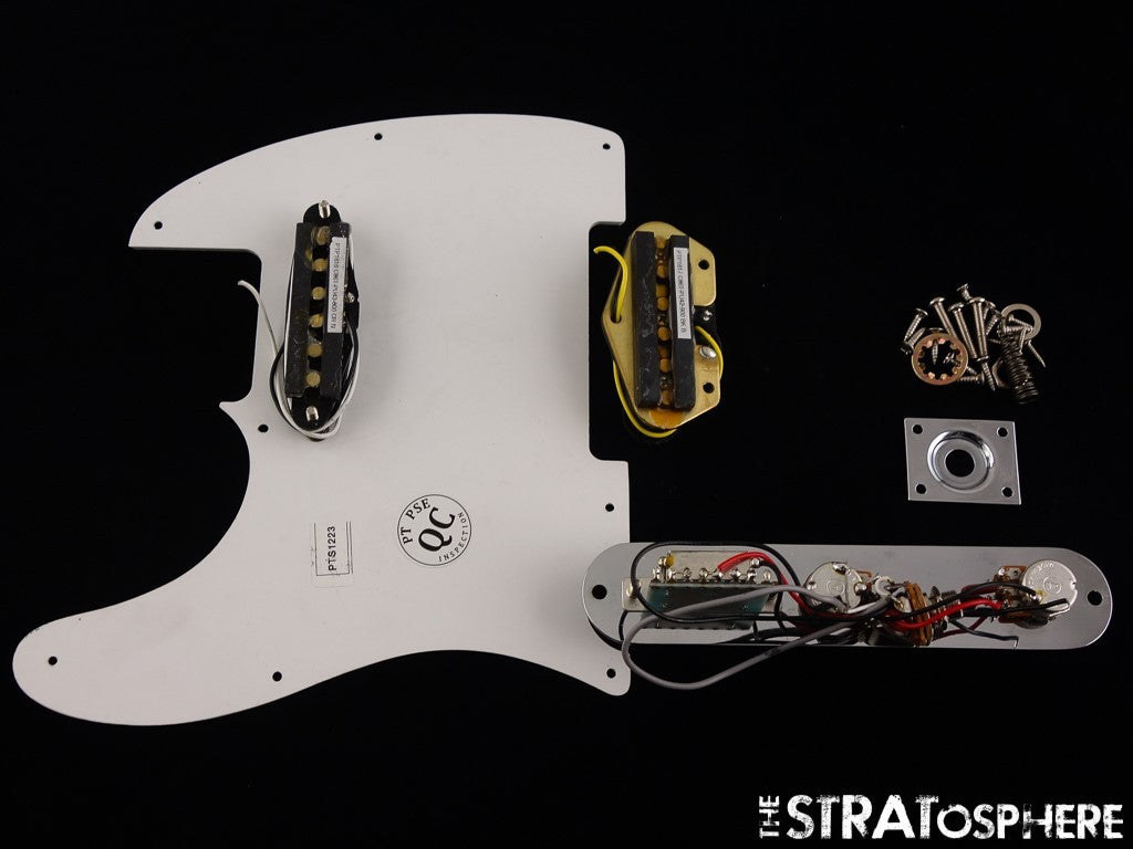 Fender Squier Sonic Tele LOADED PICKGUARD, Telecaster Guitar, Prewired, White.