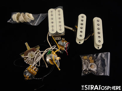 Fender American Professional Classic HSS Strat PICKUPS POTS KNOBS SWITCH Parts!