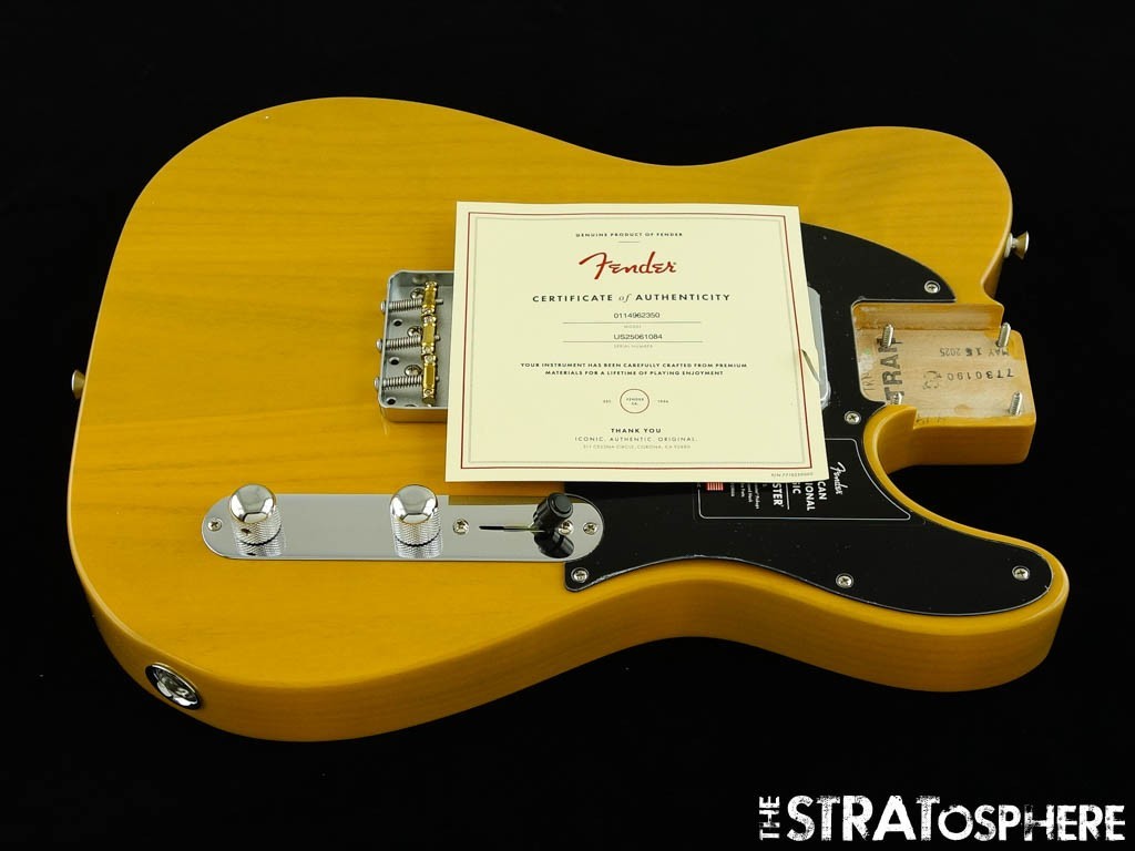 Fender American Professional Classic Tele LOADED BODY Butterscotch Blonde!