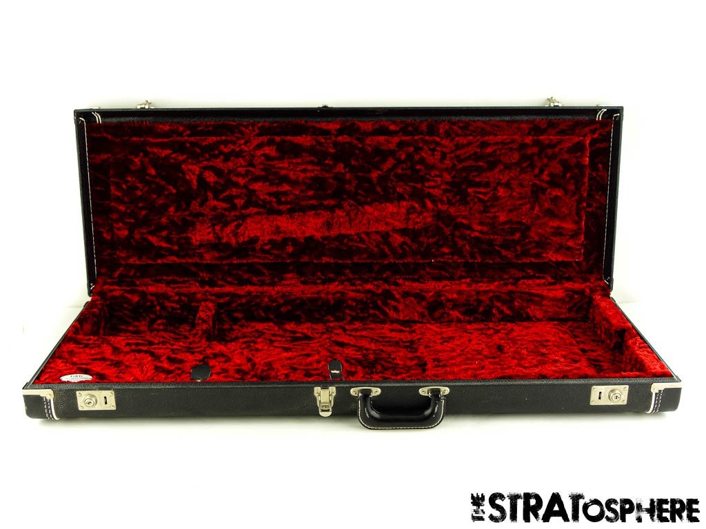 USED Fender Strat Tele Tolex HARDSHELL CASE Telecaster Stratocaster