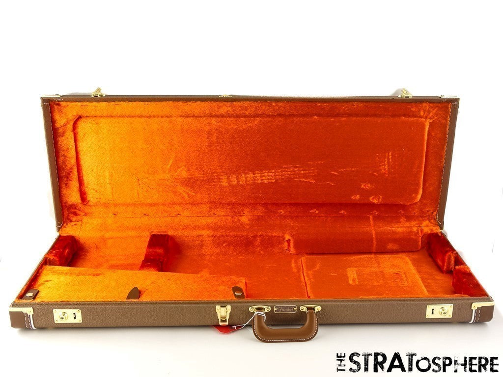 Fender AV II 1961 American Vintage Strat Tele Brown HARDSHELL CASE!