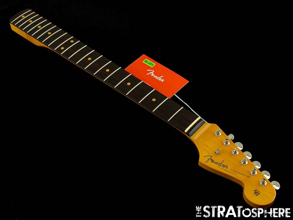Fender AV II American Vintage 61 Strat NECK + TUNERS 1961 Stratocaster Rosewood