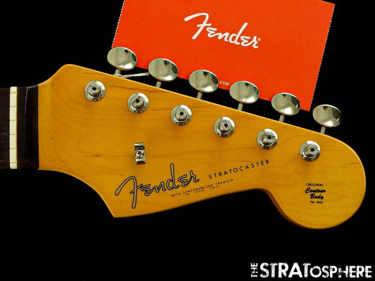 Fender AV II American Vintage 61 Strat NECK + TUNERS 1961 Stratocaster Rosewood