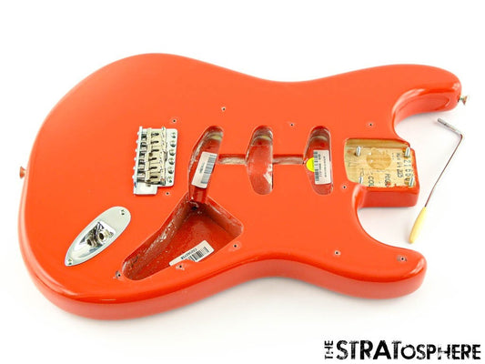 Fender AV II American Vintage 1961 Strat BODY +HARDWARE Fiesta Red