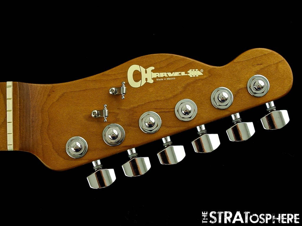 Charvel Pro Mod So-Cal 2 SC2 24 NECK& LOCKING TUNERS, Caramelized Maple Reverse