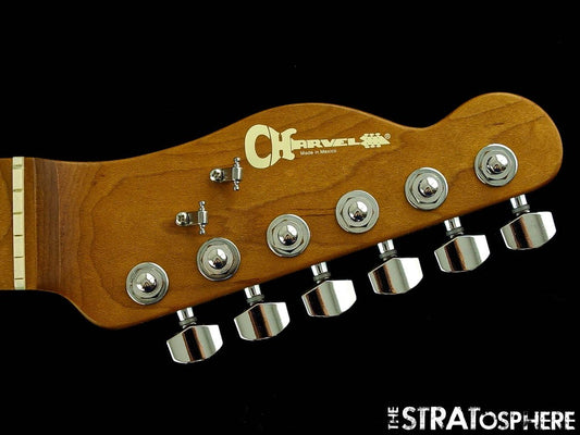 Charvel Pro Mod So-Cal 2 SC2 24 NECK& LOCKING TUNERS, Caramelized Maple Reverse