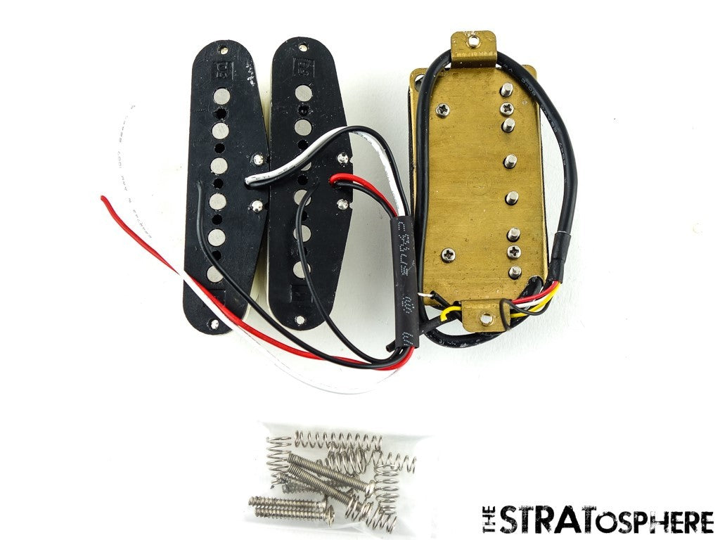 Fender Squier Classic Vibe 70s HSS Humbuck Strat PICKUP SET, Stratocaster Alnico