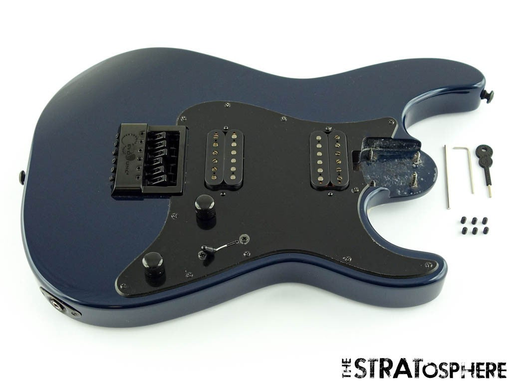 Charvel Pro Mod Plus So-Cal HH EVTN LOADED BODY Evertune Duncan Midnight Blue