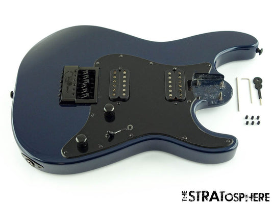 Charvel Pro Mod Plus So-Cal HH EVTN LOADED BODY Evertune Duncan Midnight Blue