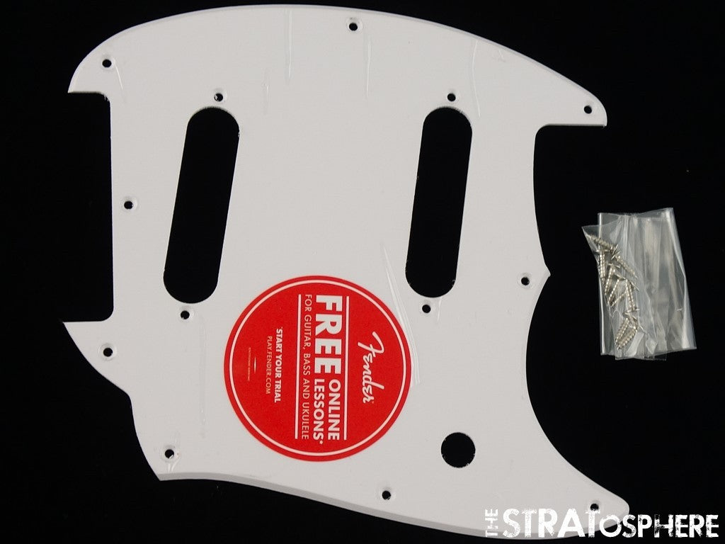 Fender Squier Sonic Mustang Series PICKGUARD, Guitar Parts White