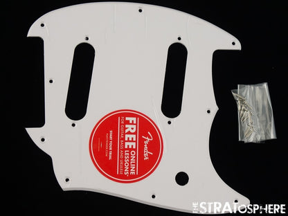 Fender Squier Sonic Mustang Series PICKGUARD, Guitar Parts White