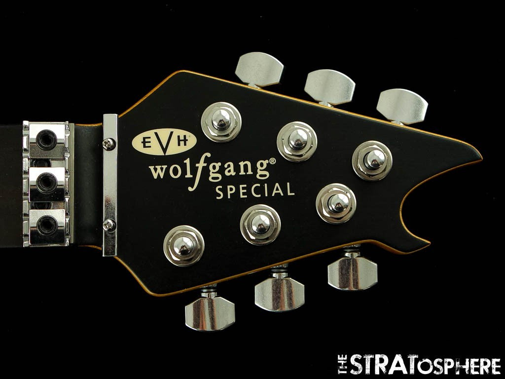 Eddie Van Halen EVH Wolfgang Special Aged Striped NECK & TUNERS Ebony Relic