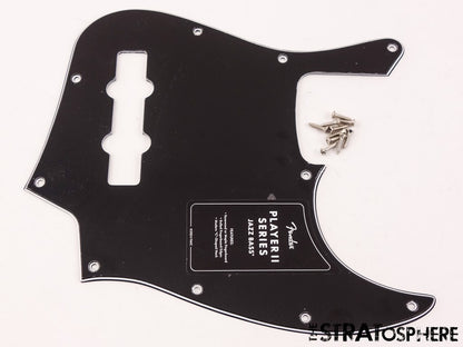 Fender Player II Jazz J Bass Black BLK PICKGUARD Guitar Parts 3 Ply