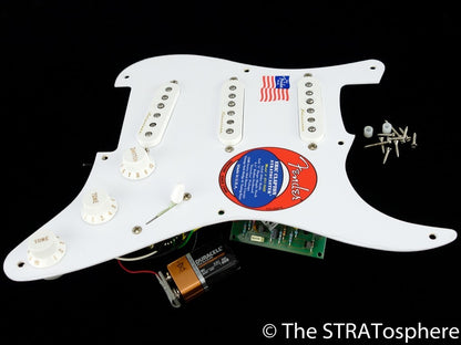 Fender CLAPTON Strat LOADED PICKGUARD Stratocaster Noiseless & Boost, Prewired!