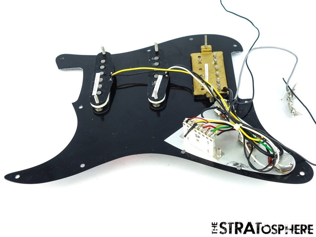 Fender Squier Classic Vibe 70s Strat HT, HSS LOADED PICKGUARD HT Hardtail Black