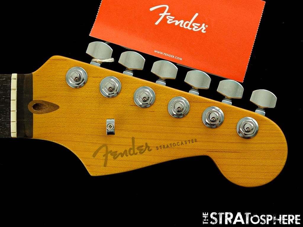Fender American Ultra II Stratocast Strat, NECK + LOCKING TUNERS, Ebony