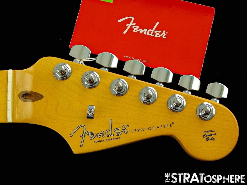 Fender American Professional Pro II Strat, NECK & TUNERS, Rolled Edges USA MAPLE