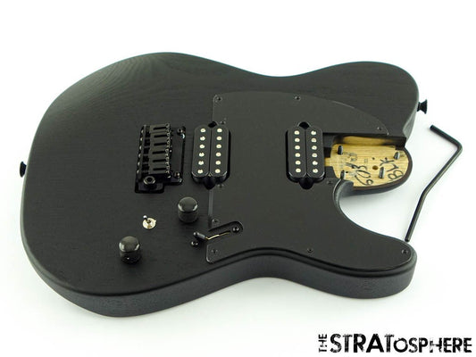 Charvel Pro Mod So-Cal Style SC2 2H 24 LOADED BODY Gotoh 510 Fishman Black Ash