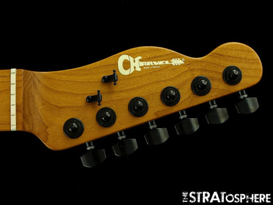 Charvel Pro Mod So-Cal 2 SC2 24 NECK & LOCKING TUNERS Caramelized Maple Reverse