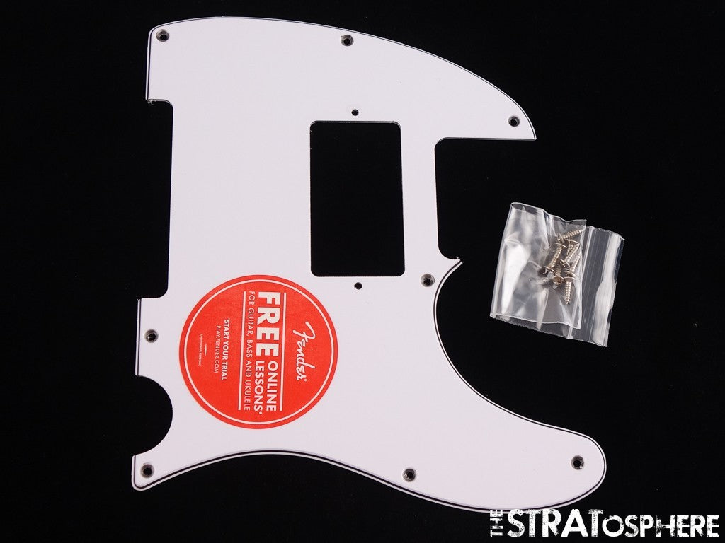 Fender Squier Affinity Series Tele FMT SH White PICKGUARD, Telecaster.