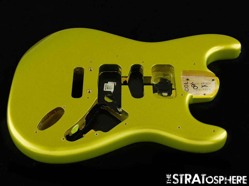 Fender American Ultra II Stratocaster Strat BODY, USA Guitar Part Solar Flare