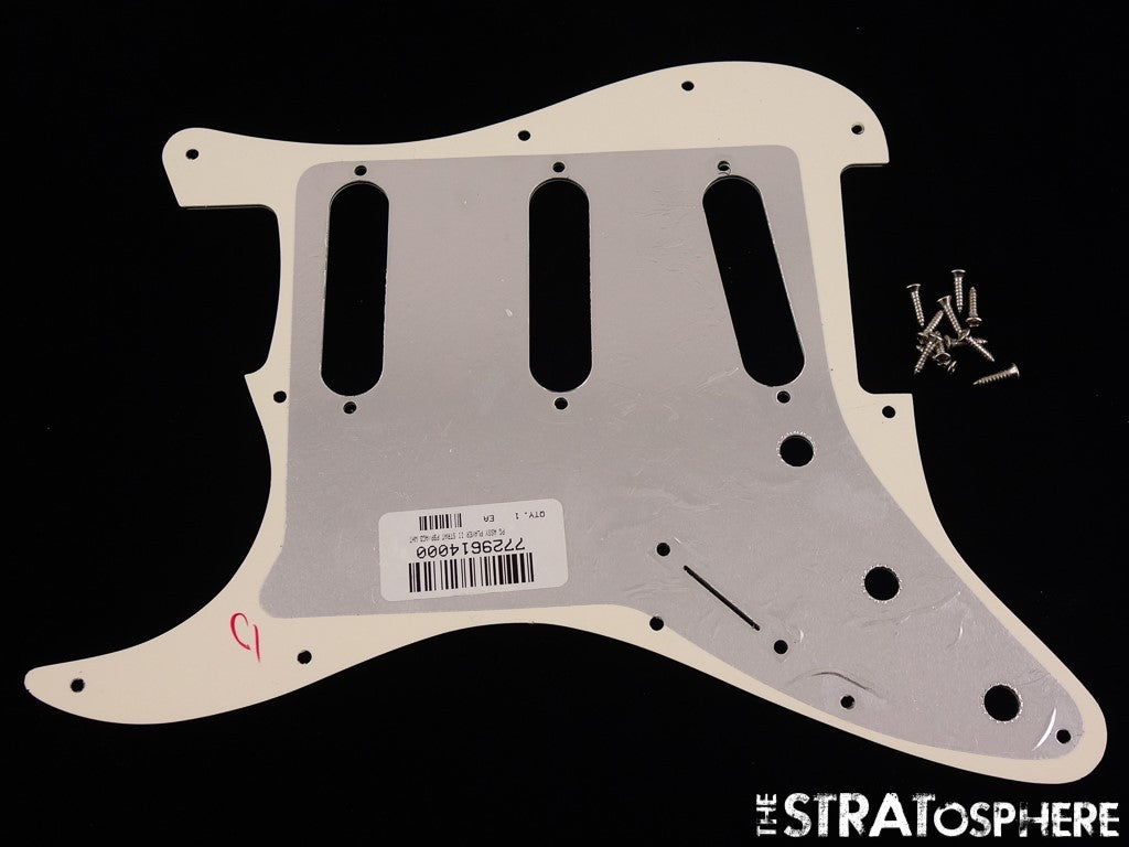 Fender Player II Series Stratocaster, Strat Parchment PICKGUARD, 3 Ply!