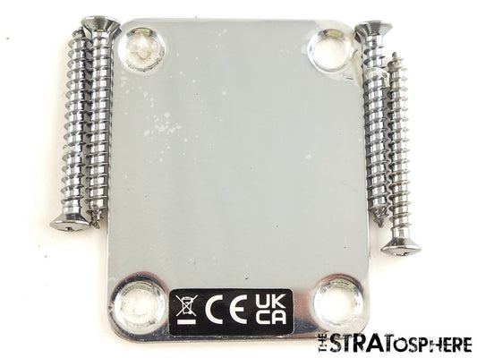Fender Standard Stratocaster Strat 4-Bolts Guitar Strat, Parts - NECK PLATE!