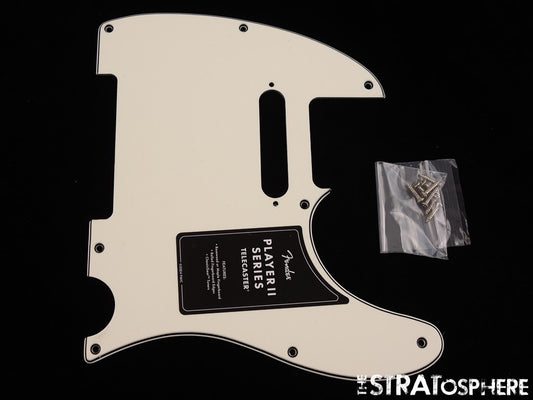 Fender Player II Series Telecaster Tele, PICKGUARD Telecaster 3 Ply Parchment