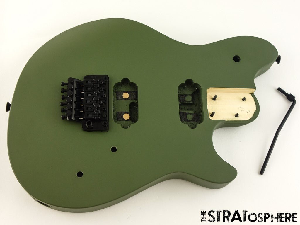 Eddie Van Halen Wolfgang Standard BODY &HARDWARE Floyd Rose Matte Army Drab