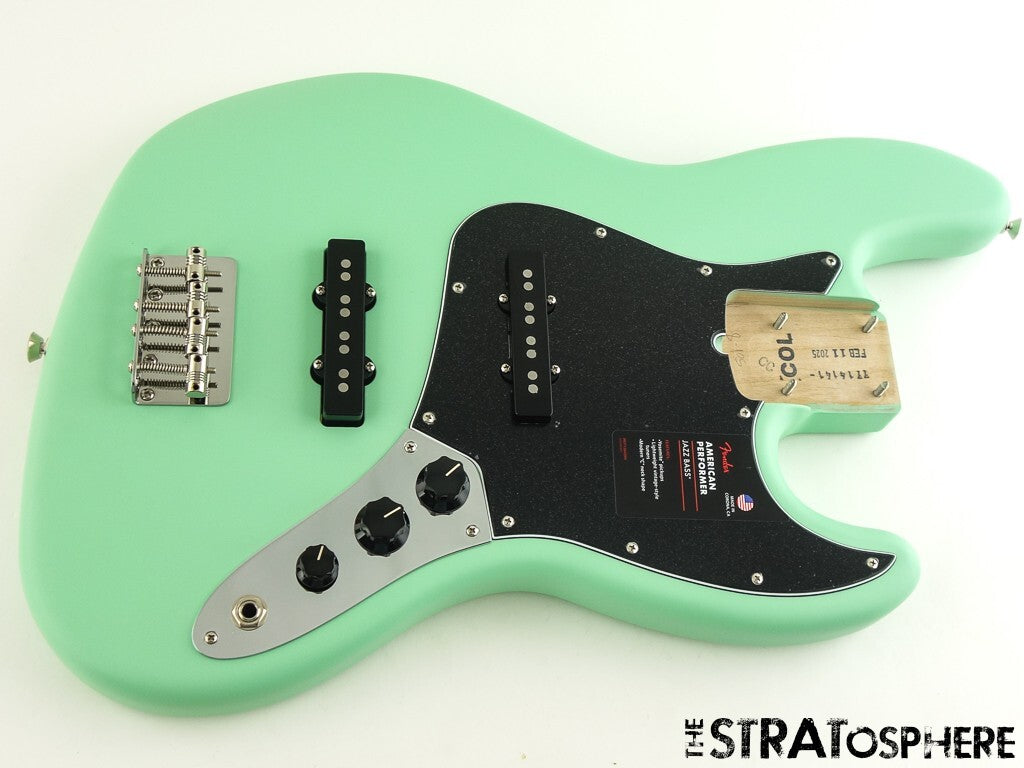 Fender American Performer Jazz Bass LOADED BODY, USA Surf Green!